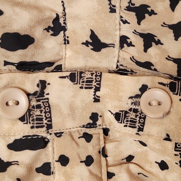 NWOT Modcloth Babydoll Jumper Mini w/Button Front L (8-10) - Picture 3 of 7